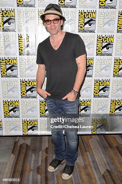 Actor Billy Burke attends the CBS Television Studios press room during Comic-Con International on July 9, 2015 in San Diego, California.