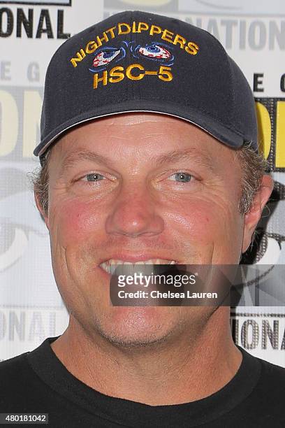 Actor Adam Baldwin attends TNT's 'The Last Ship' Press Room during Comic-Con International on July 9, 2015 in San Diego, California.