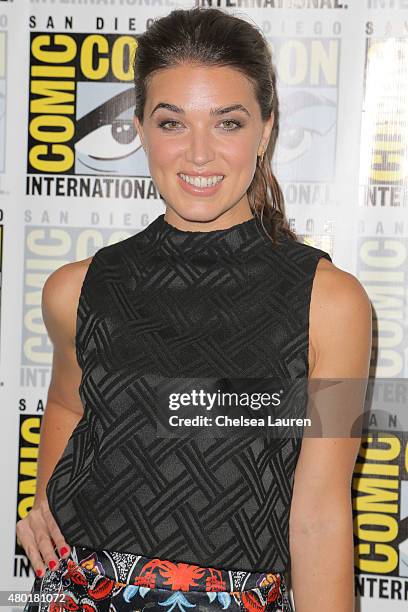 Actress Marissa Neitling attends TNT's 'The Last Ship' Press Room during Comic-Con International on July 9, 2015 in San Diego, California.