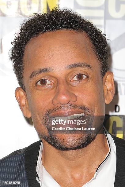 Actor Hill Harper attends the CBS Television Studios press room during Comic-Con International on July 9, 2015 in San Diego, California.