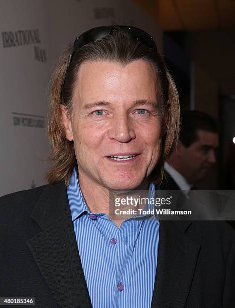 Brett Stimely attends the Sony Pictures Classics Premiere For "Irrational Man" Hosted By Svedka Vodka, Hakkasan And Sabra at The WGA Theater on July...