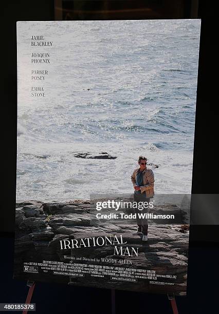 Atmosphere at the Sony Pictures Classics Premiere For "Irrational Man" Hosted By Svedka Vodka, Hakkasan And Sabra at The WGA Theater on July 9, 2015...