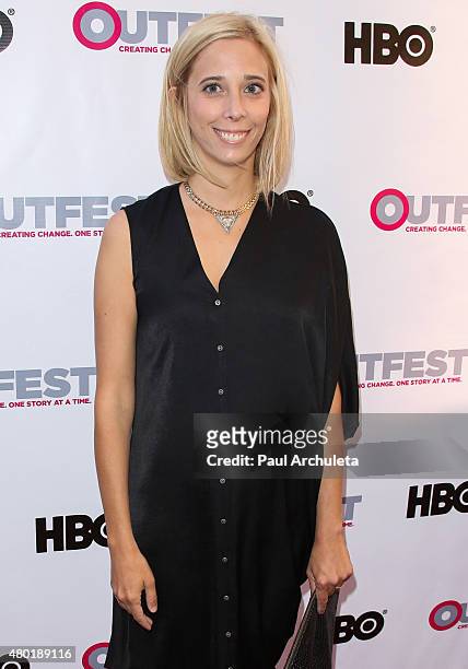 Actress Elizabeth Rohrbaugh attends the opening night gala of "Tig" at the 2015 Outfest LGBT Film Festival at Orpheum Theatre on July 9, 2015 in Los...