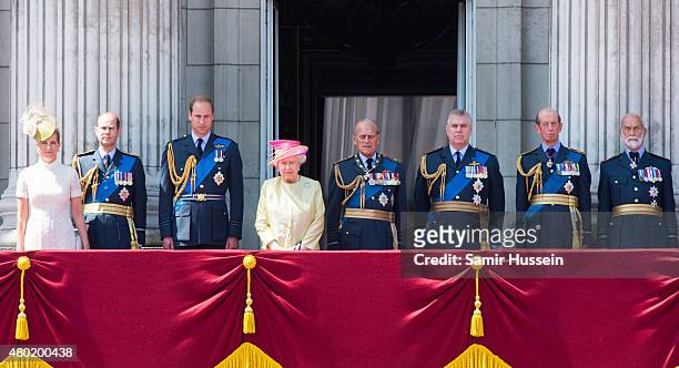 Sophie, Countess of Wessex, Prince Edward, Earl of Wessex, Prince William, Duke of Cambridge, Queen Elizabeth II, Prince Philip, The Duke of...