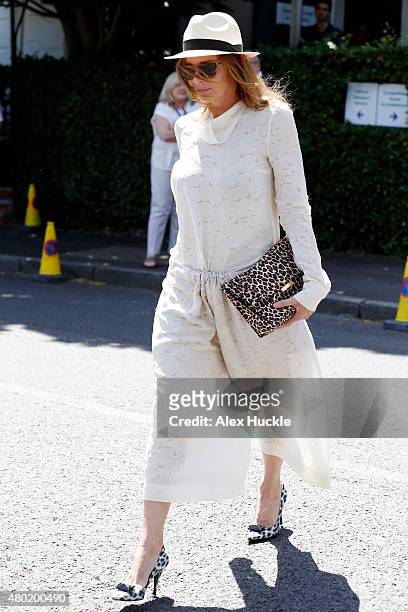 Stella McCartney seen arriving at Wimbledon on July 10, 2015 in London, England. Photo by Alex Huckle/GC Images)