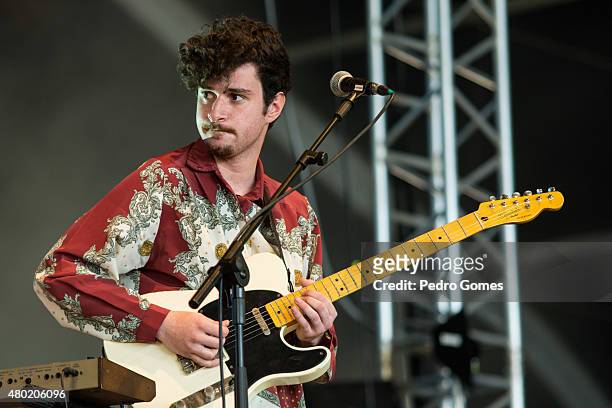 Galgo performs on Day 1 of the NOS Alive Festival on July 9, 2015 in Lisbon, Portugal.