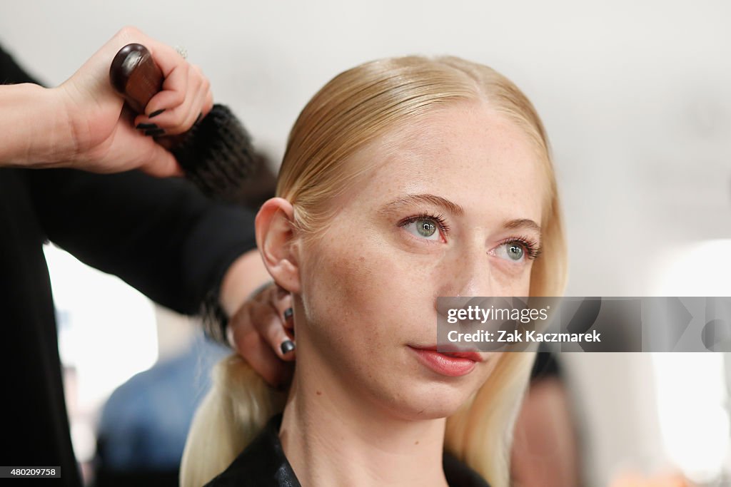 Sammler Berlin Backstage - Mercedes-Benz Fashion Week Berlin Spring/Summer 2016