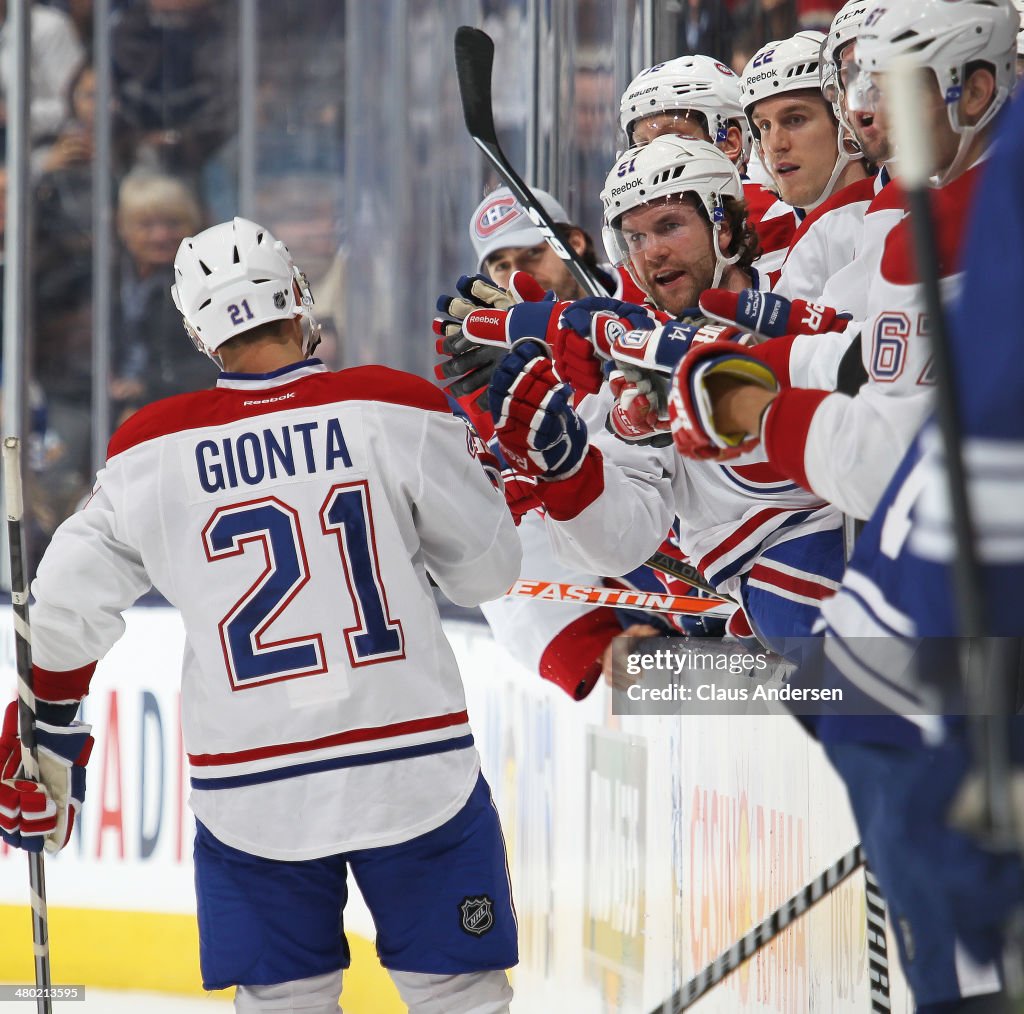 Montreal Canadiens v Toronto Maple Leafs