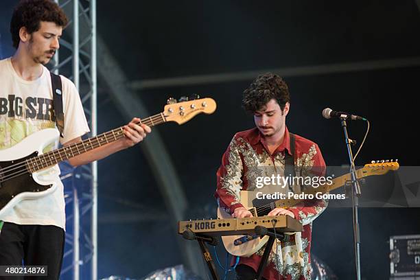 Galgo performs on Day 1 of the NOS Alive Festival on July 9, 2015 in Lisbon, Portugal.