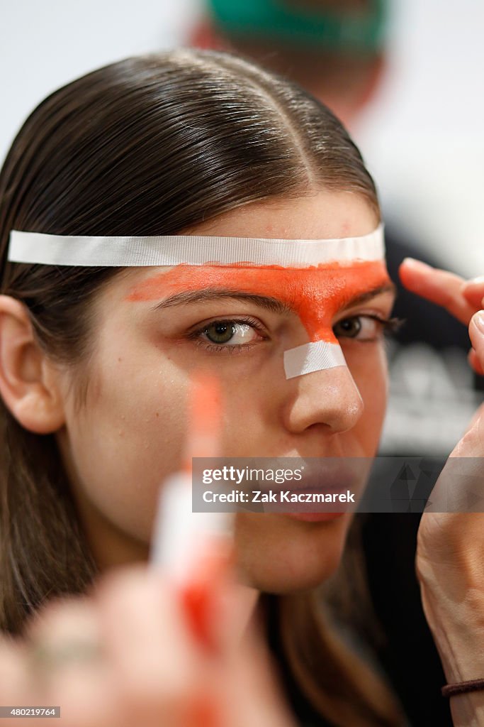 I'Vr Isabel Vollrath Backstage - Mercedes-Benz Fashion Week Berlin Spring/Summer 2016