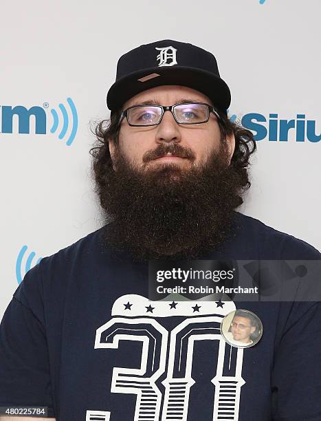 Nico The Beast of 30 over 30 League visit at SiriusXM Studios on July 10, 2015 in New York City.