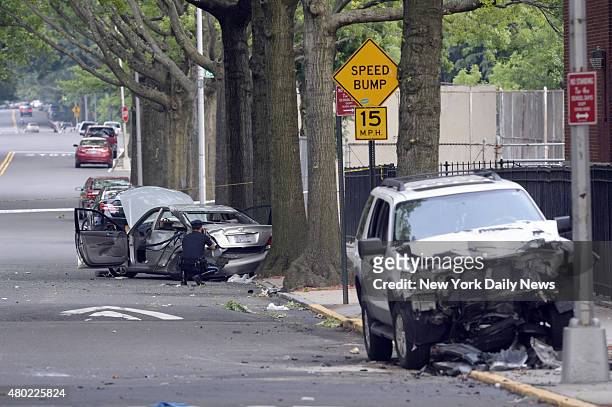 Mother and her young daughter were killed and four others were injured in a two-car collision in Queens. The 42-year-old woman and her two daughters,...