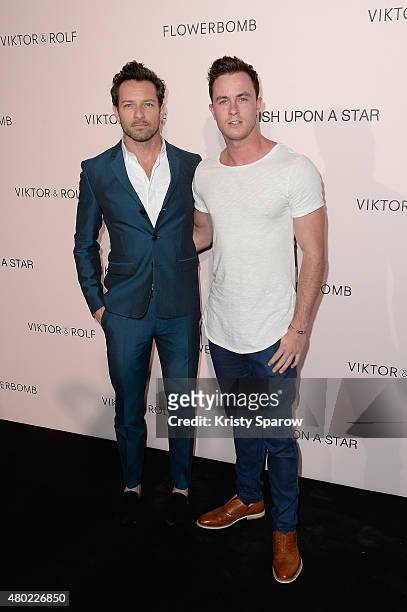 Ian Bohen attends the Viktor & Rolf FlowerBomb Fragrance 10th Anniversary Party as part of Paris Fashion Week Haute Couture Fall/Winter 2015/2016 on...