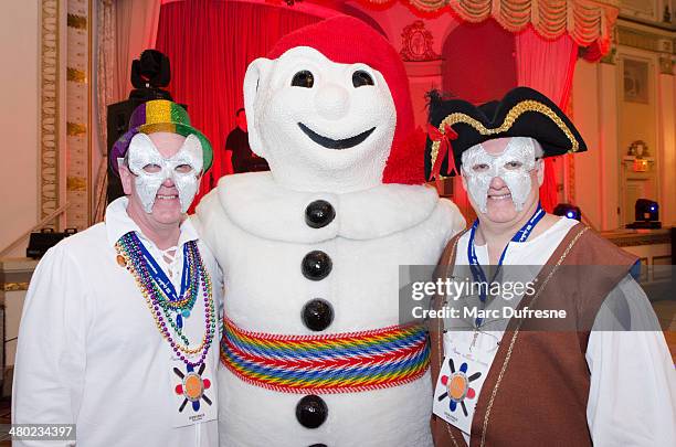 bonhomme carnaval hosting - quebec stockfoto's en -beelden