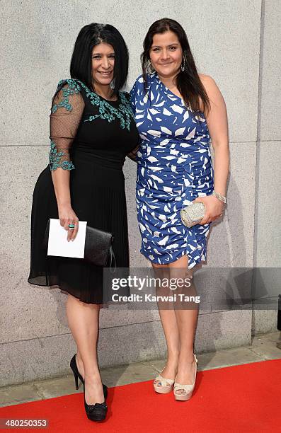 Nina Wadia attends the Tesco Mum of the Year awards at The Savoy Hotel on March 23, 2014 in London, England.