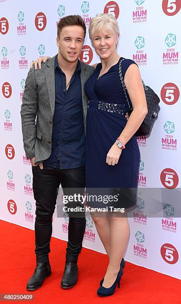 Sam Callahan attends the Tesco Mum of the Year awards at The Savoy Hotel on March 23, 2014 in London, England.