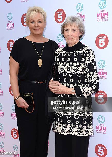 Sue Cleaver attends the Tesco Mum of the Year awards at The Savoy Hotel on March 23, 2014 in London, England.