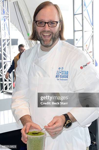 Chef Wylie Dufresne attends All-Star Chef Classic Savor the Season presented by Melissa's Produce at LA Live on March 23, 2014 in Los Angeles,...