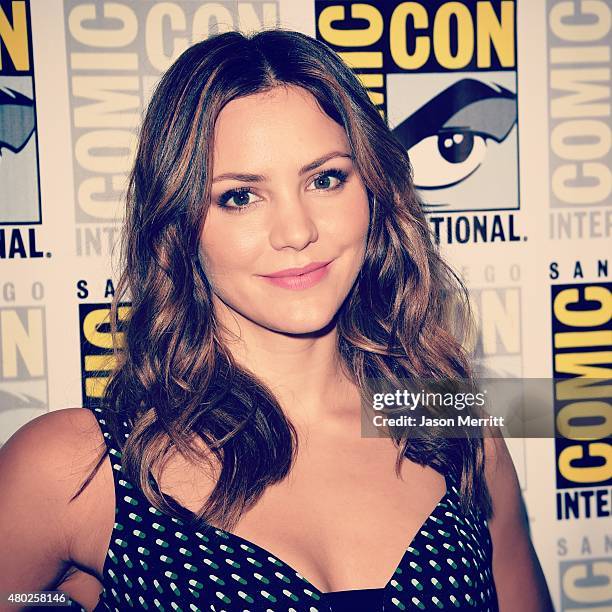 Actress Katharine McPhee attends the CBS Television Studios Press Room during Comic-Con International 2015 on July 9, 2015 in San Diego, California.