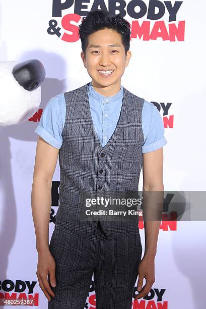 Actor Tim Jo attends the premiere of 'Mr. Peabody & Sherman' on March 5, 2014 at Regency Village Theatre in Westwood, California.