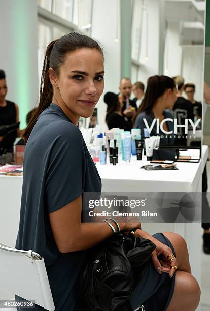 Esther Sedlaczek attends the GALA Fashion Brunch Summer 2015 at Ellington Hotel on July 10, 2015 in Berlin, Germany.