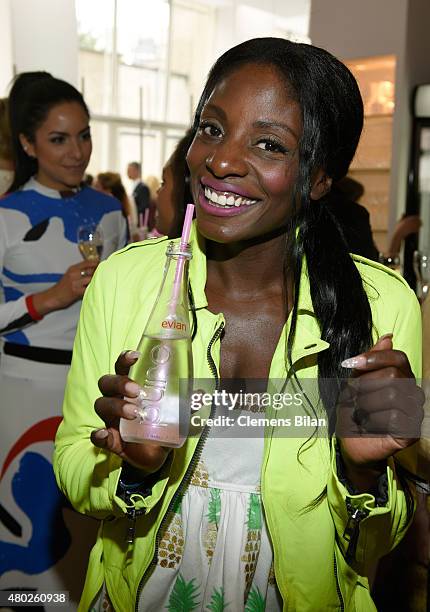 Nikeata Thompson attends the GALA Fashion Brunch Summer 2015 at Ellington Hotel on July 10, 2015 in Berlin, Germany.