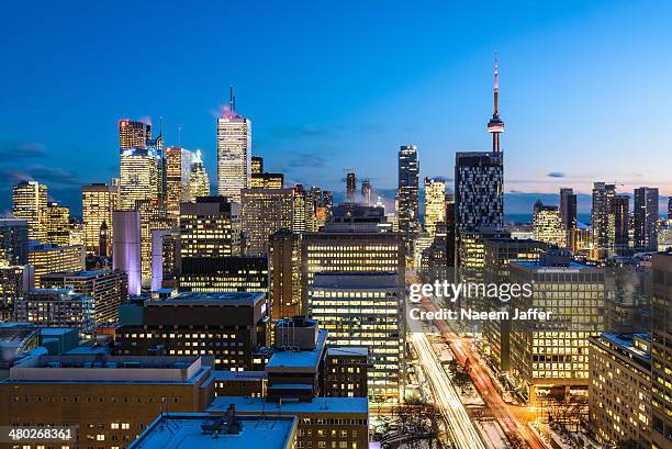 discovery² - toronto night stock pictures, royalty-free photos & images