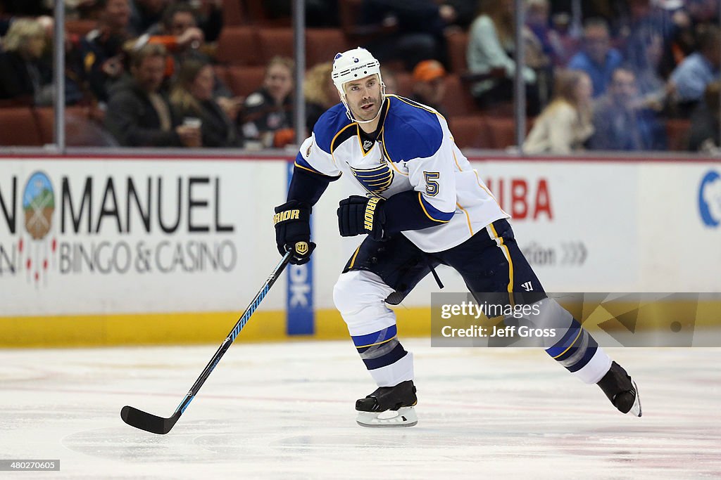 St Louis Blues v Anaheim Ducks