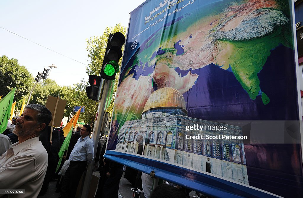 Qods Day Anti-Israel Rally Held In Tehran