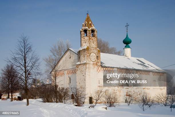 Church within the Convent of the Intercession, founded in 1364, Suzdal, Golden Ring, Russia.