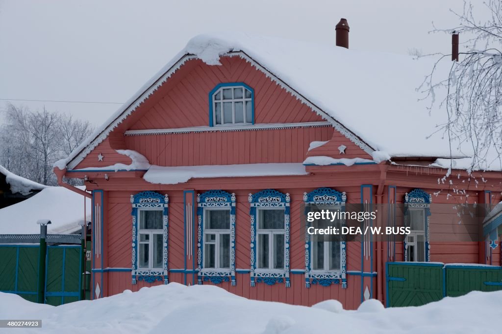 Traditional wooden house...