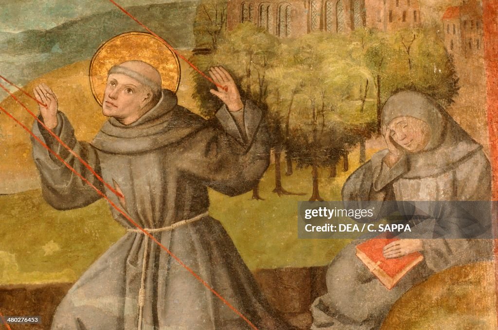 St Francis receiving stigmata