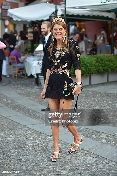 Anna Dello Russo is seen on July 10, 2015 in Portofino, .