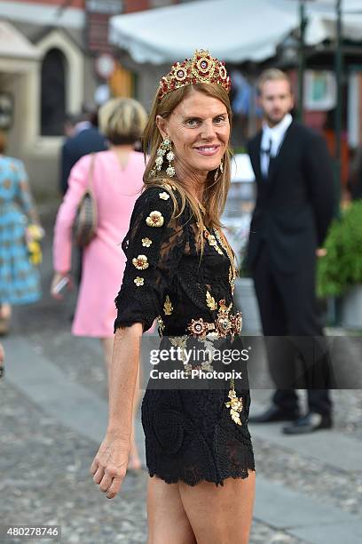 Anna Dello Russo is seen on July 10, 2015 in Portofino, .