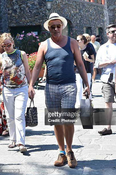 Stefano Gabbana is seen on July 10, 2015 in Portofino, .