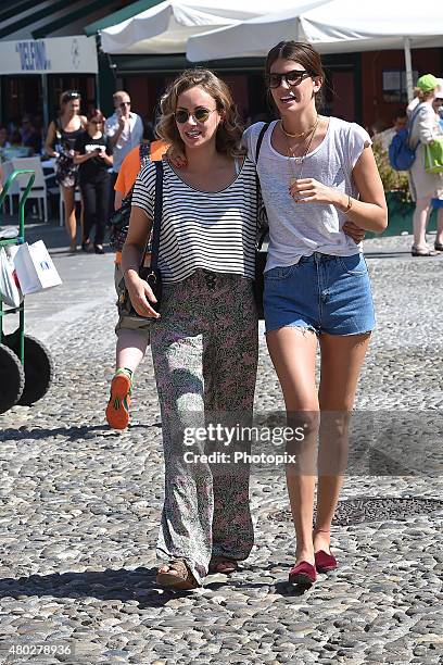 Bianca Brandolini D'Adda is seen on July 10, 2015 in Portofino, .