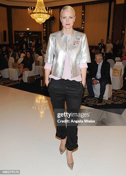 Model Franziska Knuppe attends the MICHALSKY StyleNite 2015 at Ritz Carlton on July 10, 2015 in Berlin, Germany.