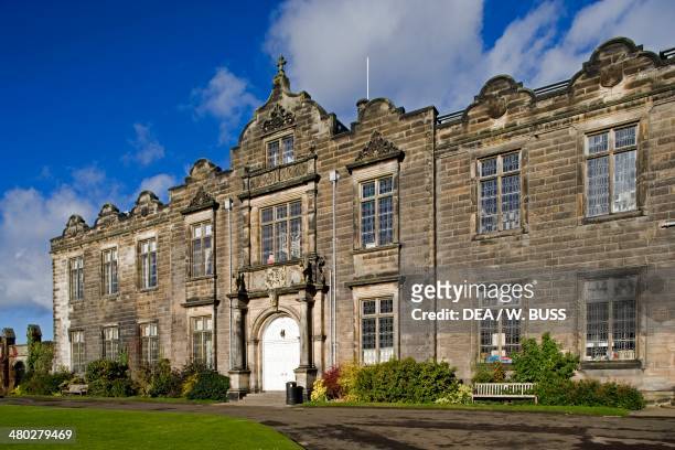 St Salvator's college, founded in 1450, the oldest college of the University of Saint Andrews, Scotland, United Kingdom.