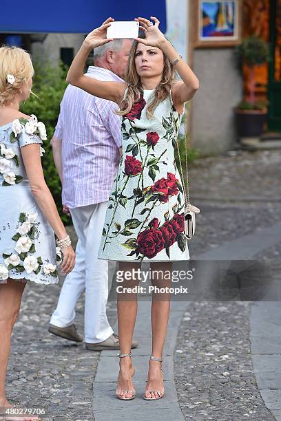 Erica Pelosini is seen on July 10, 2015 in Portofino, .