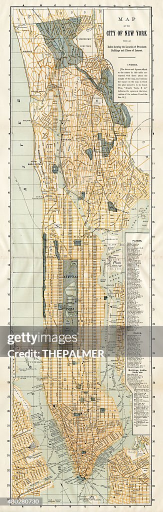 Map of New York City 1894