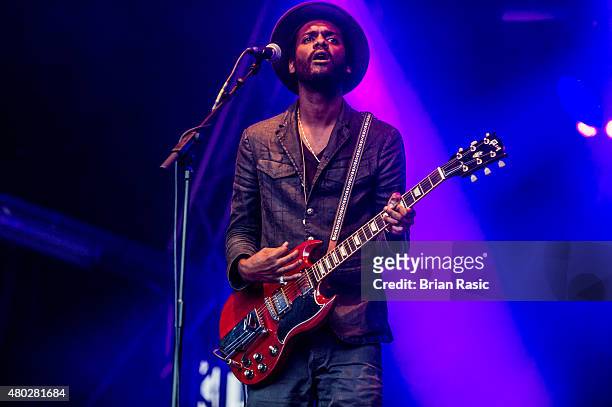 Gary Clark Jr. Performs at the Somerset House Summer Series on July 10, 2015 in London, England.