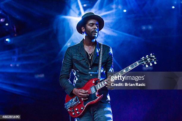 Gary Clark Jr. Performs at the Somerset House Summer Series on July 10, 2015 in London, England.