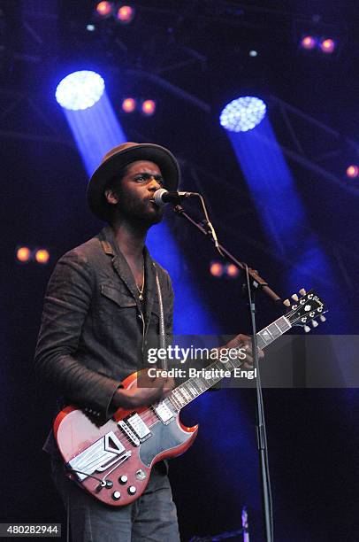 Gary Clar Jr performs at the Summer Series at Somerset House on July 10, 2015 in London, United Kingdom.