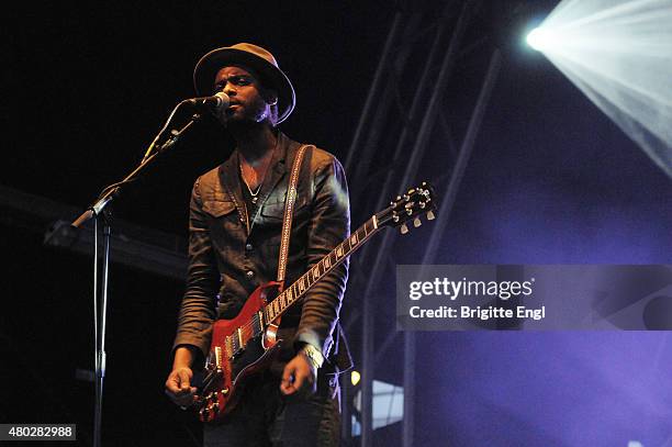 Gary Clar Jr performs at the Summer Series at Somerset House on July 10, 2015 in London, United Kingdom.