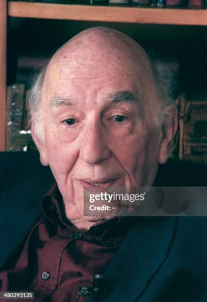 Undated portrait of Haïm Cohen, Vice-President of the Supreme Court of Israel, who died 10 April 2002 at the age of 90. President of the Israeli...