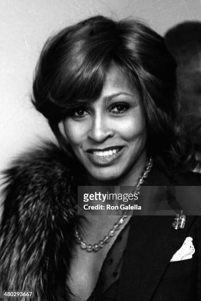 Tina Turner attends Best of Vegas Awards on March 21, 1980 at the Tropicana Hotel in Las Vegas, Nevada.