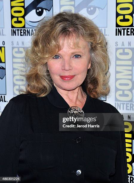 Actress Marta Kristen attends "Lost In Space" Press Room during Comic-Con International 2015 at Hilton Bayfront on July 10, 2015 in San Diego,...