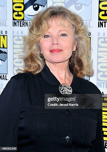 Actress Marta Kristen attends "Lost In Space" Press Room during Comic-Con International 2015 at Hilton Bayfront on July 10, 2015 in San Diego,...