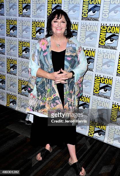 Actress Angela Cartwright attends "Lost In Space" Press Room during Comic-Con International 2015 at Hilton Bayfront on July 10, 2015 in San Diego,...