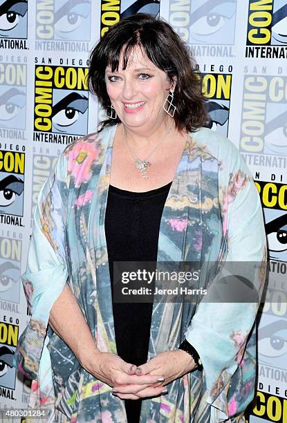 Actress Angela Cartwright attends "Lost In Space" Press Room during Comic-Con International 2015 at Hilton Bayfront on July 10, 2015 in San Diego,...